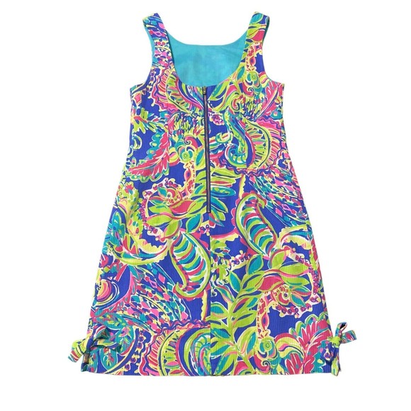 Lilly Pulitzer Womens Delia Paisley Toucan Floral Shift Dress Size O - Picture 10 of 13